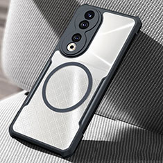 Funda Silicona Ultrafina Transparente con Mag-Safe Magnetic para Huawei Honor 90 5G Negro