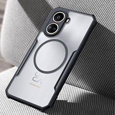 Funda Silicona Ultrafina Transparente con Mag-Safe Magnetic para Huawei Nova 10 SE Negro