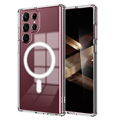 Funda Silicona Ultrafina Transparente con Mag-Safe Magnetic para Samsung Galaxy S24 Ultra 5G Claro