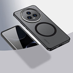 Funda Silicona Ultrafina Transparente con Mag-Safe Magnetic QK1 para Huawei Honor Magic5 5G Negro