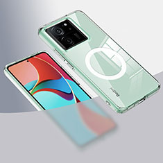 Funda Silicona Ultrafina Transparente con Mag-Safe Magnetic QK1 para Xiaomi Mi 13T Pro 5G Claro