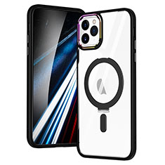 Funda Silicona Ultrafina Transparente con Mag-Safe Magnetic SD1 para Apple iPhone 11 Pro Max Negro