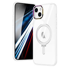 Funda Silicona Ultrafina Transparente con Mag-Safe Magnetic SD1 para Apple iPhone 13 Plata