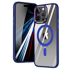 Funda Silicona Ultrafina Transparente con Mag-Safe Magnetic SD1 para Apple iPhone 14 Pro Azul