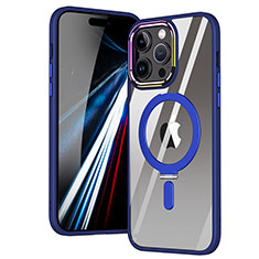 Funda Silicona Ultrafina Transparente con Mag-Safe Magnetic SD1 para Apple iPhone 14 Pro Max Azul