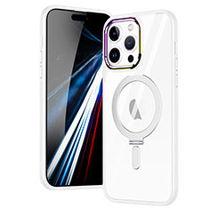 Funda Silicona Ultrafina Transparente con Mag-Safe Magnetic SD1 para Apple iPhone 14 Pro Max Plata