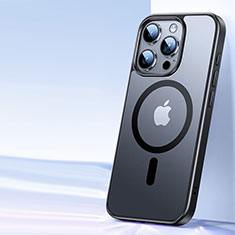 Funda Silicona Ultrafina Transparente con Mag-Safe Magnetic X01D para Apple iPhone 13 Pro Negro