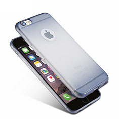 Funda Silicona Ultrafina Transparente Gradiente G01 para Apple iPhone 6 Azul