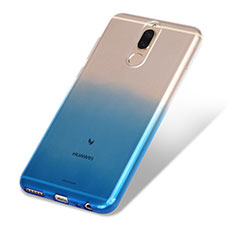 Funda Silicona Ultrafina Transparente Gradiente G01 para Huawei G10 Azul