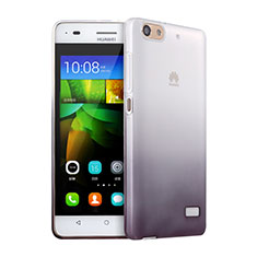 Funda Silicona Ultrafina Transparente Gradiente para Huawei G Play Mini Gris
