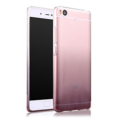 Funda Silicona Ultrafina Transparente Gradiente para Xiaomi Mi 5S 4G Gris