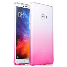 Funda Silicona Ultrafina Transparente Gradiente para Xiaomi Mi Note 2 Special Edition Rosa