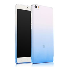 Funda Silicona Ultrafina Transparente Gradiente para Xiaomi Mi Note Azul