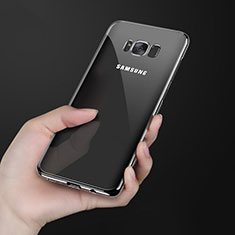 Funda Silicona Ultrafina Transparente H09 para Samsung Galaxy S8 Negro
