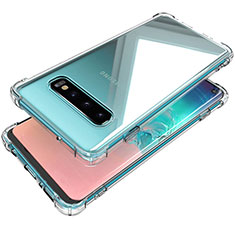 Funda Silicona Ultrafina Transparente K04 para Samsung Galaxy S10 Claro