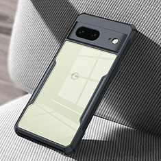 Funda Silicona Ultrafina Transparente para Google Pixel 7 5G Negro