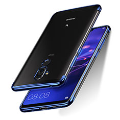 Funda Silicona Ultrafina Transparente para Huawei Mate 20 Lite Azul