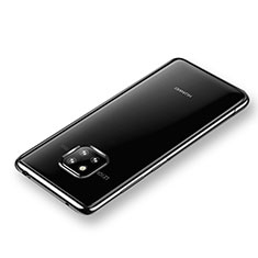 Funda Silicona Ultrafina Transparente para Huawei Mate 20 Pro Negro