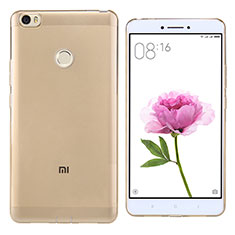 Funda Silicona Ultrafina Transparente Q02 para Xiaomi Mi Max Oro