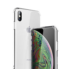 Funda Silicona Ultrafina Transparente R02 para Apple iPhone X Claro