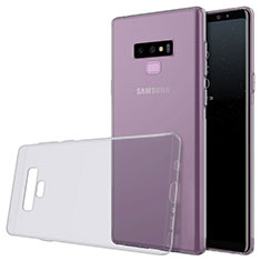 Funda Silicona Ultrafina Transparente T02 para Samsung Galaxy Note 9 Gris