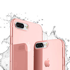Funda Silicona Ultrafina Transparente T03 para Apple iPhone 7 Plus Rosa