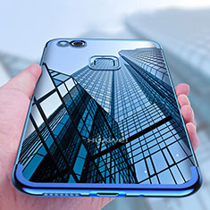 Funda Silicona Ultrafina Transparente T04 para Huawei Honor 8 Lite Azul