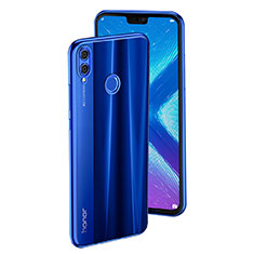 Funda Silicona Ultrafina Transparente T04 para Huawei Honor V10 Lite Azul