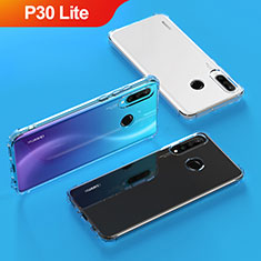 Funda Silicona Ultrafina Transparente T04 para Huawei P30 Lite XL Claro