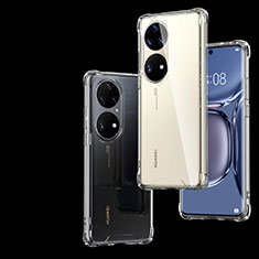 Funda Silicona Ultrafina Transparente T04 para Huawei P50 Pro Claro