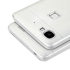 Funda Silicona Ultrafina Transparente T04 para Huawei P8 Lite Smart Gris