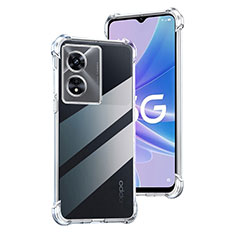 Funda Silicona Ultrafina Transparente T04 para Oppo A58x 5G Claro