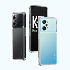 Funda Silicona Ultrafina Transparente T04 para Oppo K10 Pro 5G Claro