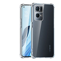 Funda Silicona Ultrafina Transparente T04 para Oppo Reno7 Pro 5G Claro