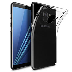 Funda Silicona Ultrafina Transparente T04 para Samsung Galaxy A8+ A8 Plus (2018) A730F Claro