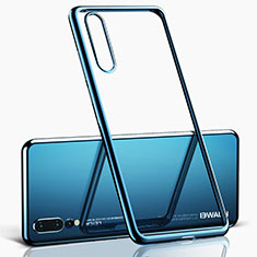 Funda Silicona Ultrafina Transparente T06 para Huawei P20 Pro Azul