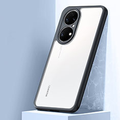 Funda Silicona Ultrafina Transparente T06 para Huawei P50 Pro Negro