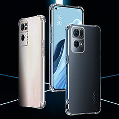 Funda Silicona Ultrafina Transparente T06 para Oppo Reno7 Pro 5G Claro