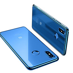 Funda Silicona Ultrafina Transparente T06 para Xiaomi Mi 8 Azul
