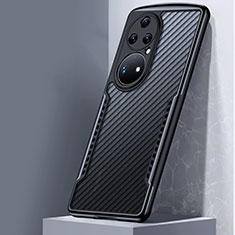 Funda Silicona Ultrafina Transparente T07 para Huawei P50e Negro