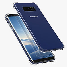 Funda Silicona Ultrafina Transparente T07 para Samsung Galaxy Note 8 Duos N950F Claro
