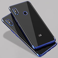 Funda Silicona Ultrafina Transparente T07 para Xiaomi Mi A2 Azul