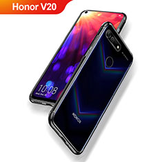 Funda Silicona Ultrafina Transparente T09 para Huawei Honor View 20 Negro
