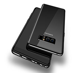 Funda Silicona Ultrafina Transparente T10 para Samsung Galaxy Note 8 Duos N950F Negro