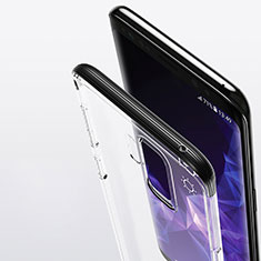 Funda Silicona Ultrafina Transparente T11 para Samsung Galaxy S9 Plus Negro