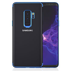 Funda Silicona Ultrafina Transparente T16 para Samsung Galaxy S9 Plus Azul