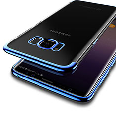 Funda Silicona Ultrafina Transparente T18 para Samsung Galaxy S8 Azul