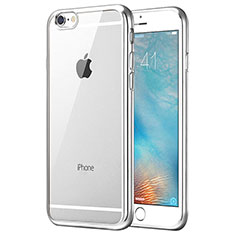 Funda Silicona Ultrafina Transparente T21 para Apple iPhone 7 Plata