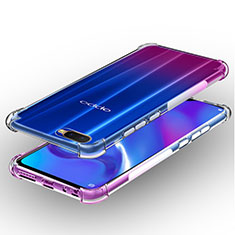 Funda Silicona Ultrafina Transparente Z02 para Oppo R15X Claro