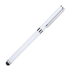 Lapiz Optico de Pantalla Tactil Capacitivo Universal P04 para Sony Xperia XA3 Ultra Blanco